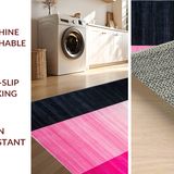 Ultra Soft Area Rug, Non Slip, Stain Resistant, Washable Area Rugs for Living Room, Bedroom, Chic Contemporary Gradient Style(Pink)