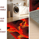 Contemporary Flame Inspired Artwork(Red)