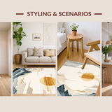 Contemporary Earthy Geometric Touch(Beige)