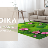 Charming Colorful Leaf Design(Green)