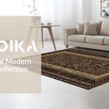 Ultra Soft Area Rug, Non Slip, Stain Resistant, Washable Area Rugs for Living Room, Bedroom, Whimsical Nature-Inspired Rug Concept(Brown)