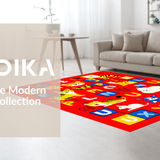 Brightly Illustrated Learning Landscape(Red)