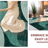 Vibrant Modern Swirling Elements(Green)