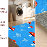 Bright Mushroom Imagery(Blue)