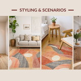 Stylish Minimalist Circular Design(Red)