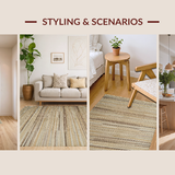 Elegant Earthy Textured Weave(Beige)