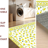 Ultra Soft Area Rug, Non Slip, Stain Resistant, Washable Area Rugs for Living Room, Bedroom, Trendy Grey and Yellow Fusion(Yellow)