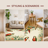 Earthy Tones with Botanical Accents(Beige)