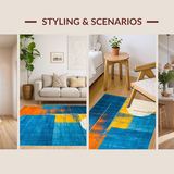 Elegant Color Splash Design(Blue)