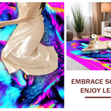 Bold Iridescent Wildlife Imagery(Blue)