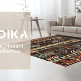 Contemporary Geometric Tiled Arrangement(Black)