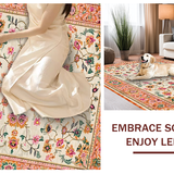 Contemporary Bright Floral Fusion(Ivory)