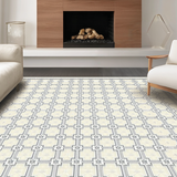 Ultra Soft Area Rug, Non Slip, Stain Resistant, Washable Area Rugs for Living Room, Bedroom, Rustic Two-Toned Floral Arrangement(Beige)