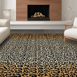 Luxurious Leopard Print Motif(Black)