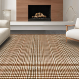 Ultra Soft Area Rug, Non Slip, Stain Resistant, Washable Area Rugs for Living Room, Bedroom, Stylish Modern Cow Print Fusion(Brown)