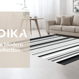 Artful Minimalist Black and White Harmony(Black)