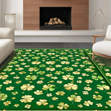 Ultra Soft Area Rug, Non Slip, Stain Resistant, Washable Area Rugs for Living Room, Bedroom, Seasonal Nature-Inspired Welcome Mat(Green)