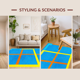 Dynamic Youthful Abstract Play(Blue)