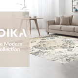 Transitional Taupe Abstract Design(Beige)