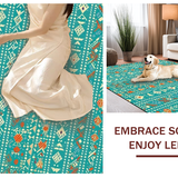 Elegant Teal and Orange Fusion(Blue)