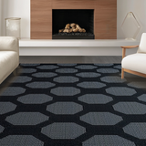 Elegant Textured Round Accent(Black)