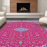 Chic White and Fuchsia Trellis Style(Red)