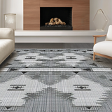 Chic Black White Diamond Design(Gray)