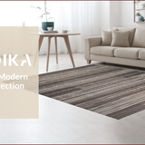 Ultra Soft Area Rug, Non Slip, Stain Resistant, Washable Area Rugs for Living Room, Bedroom, Rustic Braided Textured Elegance(Gray)