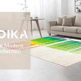 Ultra Soft Area Rug, Non Slip, Stain Resistant, Washable Area Rugs for Living Room, Bedroom, Elegant Earthy Swirl Design(Yellow)