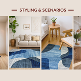 Sophisticated Tiled Minimalist Aesthetic(Blue)