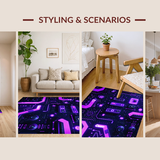 Radiant Modern Artistic Vibe(Purple)