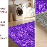 Ultra Soft Area Rug, Non Slip, Stain Resistant, Washable Area Rugs for Living Room, Bedroom, Delightful Soft Textured Furry Touch(Purple)