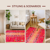 Cozy Warm Tones Abstract Style(Red)