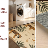 Earthy Toned Whimsical Wildlife Design(Beige)