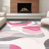 Striking Contemporary Geometric Blend(Pink)