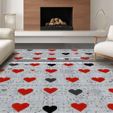 Unique Abstract Heart Inspired Accent(Red)