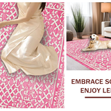 Dynamic Floral Geometry in Colors(Pink)