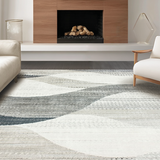 Chic Distressed Abstract Swirl Design(Gray)