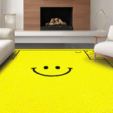 Ultra Soft Area Rug, Non Slip, Stain Resistant, Washable Area Rugs for Living Room, Bedroom, Joyful Modernist Aesthetic Flair(Yellow)