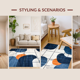 Chic Minimalist Geometric Aesthetic(Blue)