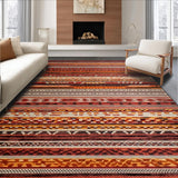 Contemporary Symmetrical Rustic Charm(Red)