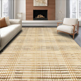 Ultra Soft Area Rug, Non Slip, Stain Resistant, Washable Area Rugs for Living Room, Bedroom, Contemporary Taupe Animal Patterns(Beige)