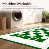 Elegant Fluffy Checker Design(Green)