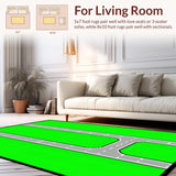 Playful Cartoon Airplane Road Design(Green)