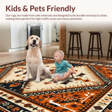 Western Earth Tones Circle Motif(Beige)