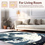 Cozy Multi Tonal Moon Shapes(Gray)