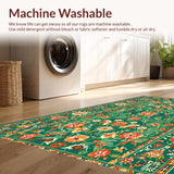 Vibrant Earthy Abstract Motif(Green)