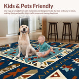 Dynamic Blue and Beige(Blue)