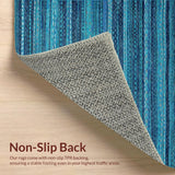 Coastal Teal Striped Aesthetic(Blue)