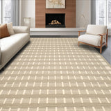 Chic Earthy Toned Checker Motif(Beige)